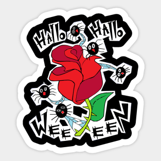 TABCxon #010 Hallo Halloween Spiders N Rose Sticker